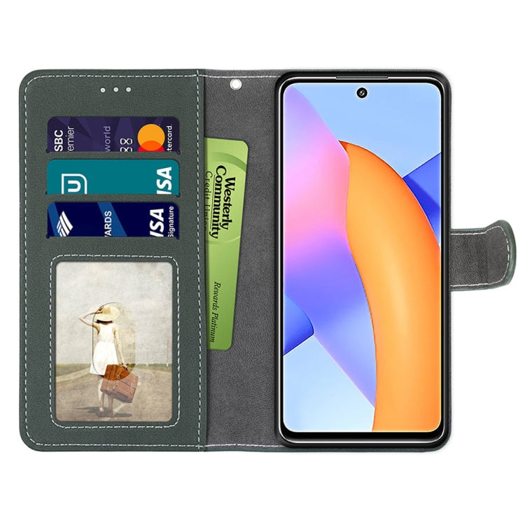 For Honor 10X Lite Retro Frosted Horizontal Flip PU Leather Case with Holder & Card Slots & Wallet & Photo Frame
