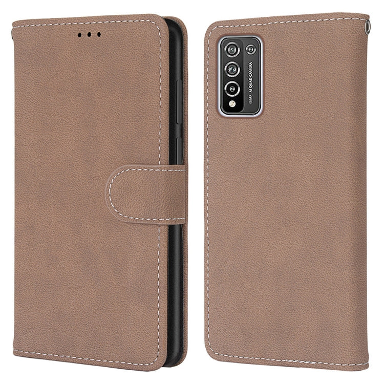For Honor 10X Lite Retro Frosted Horizontal Flip PU Leather Case with Holder & Card Slots & Wallet & Photo Frame