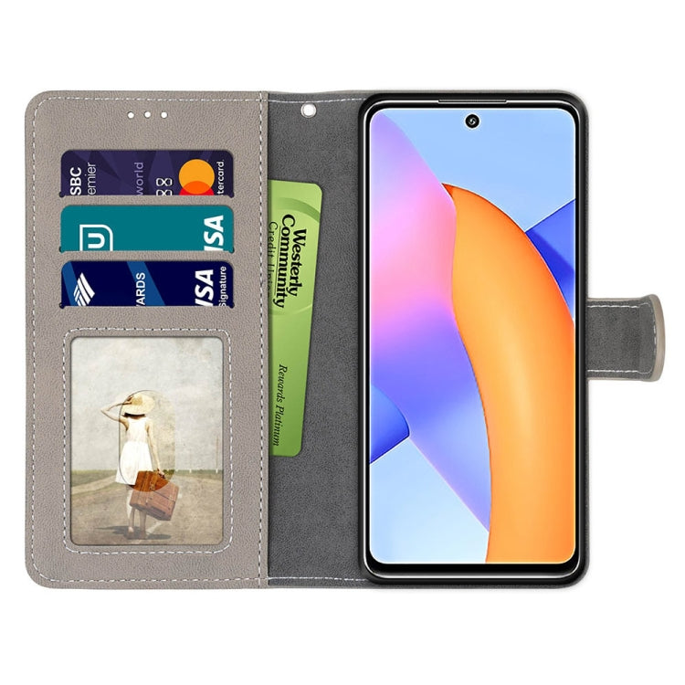 For Honor 10X Lite Retro Frosted Horizontal Flip PU Leather Case with Holder & Card Slots & Wallet & Photo Frame