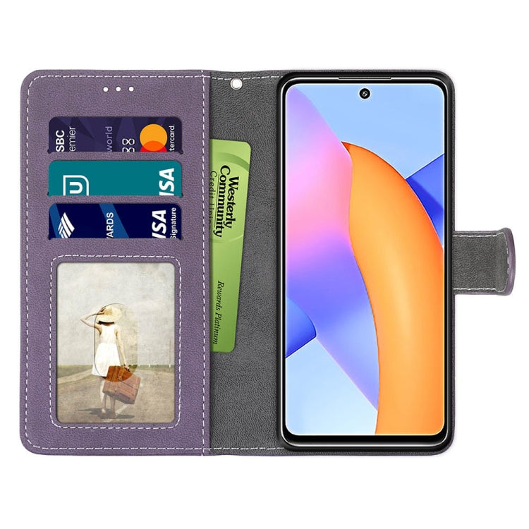For Honor 10X Lite Retro Frosted Horizontal Flip PU Leather Case with Holder & Card Slots & Wallet & Photo Frame