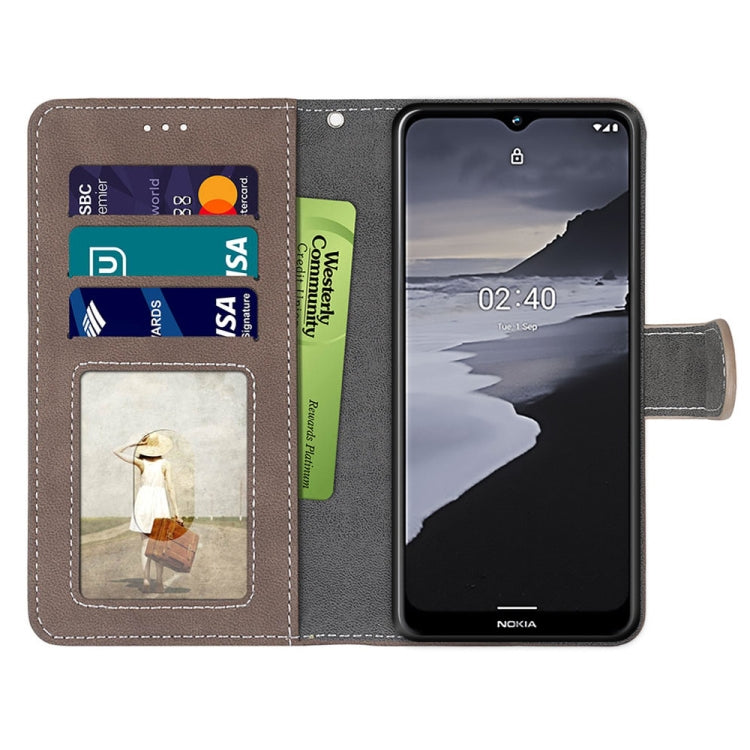 For Nokia 2.4 Retro Frosted Horizontal Flip PU Leather Case with Holder & Card Slots & Wallet & Photo Frame