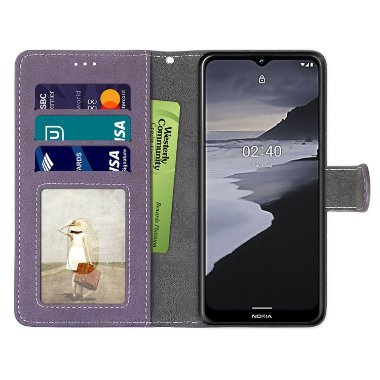 For Nokia 2.4 Retro Frosted Horizontal Flip PU Leather Case with Holder & Card Slots & Wallet & Photo Frame