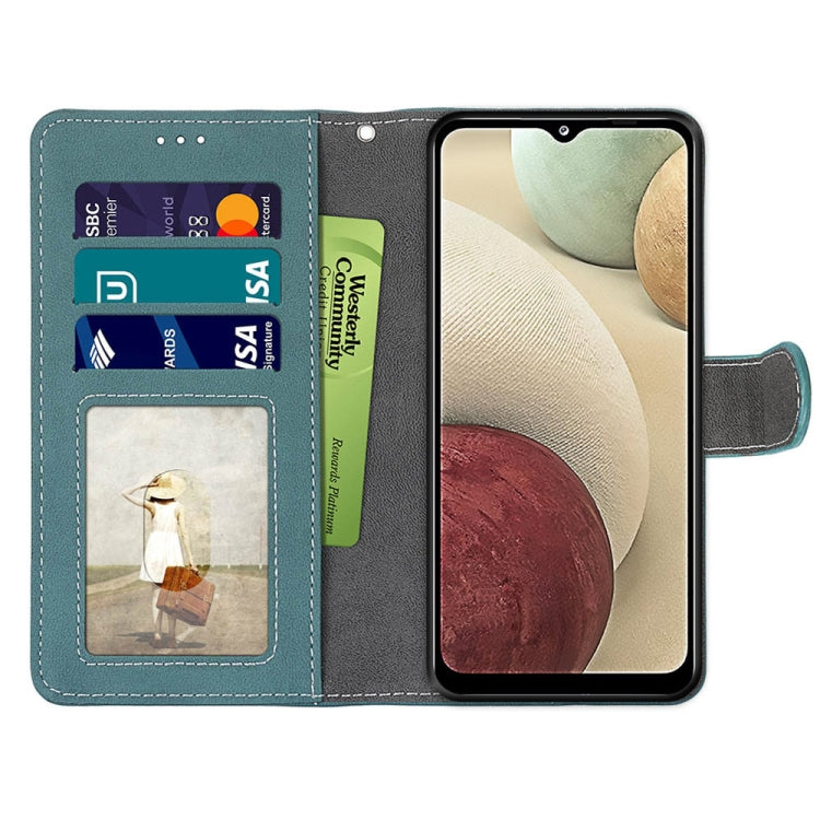 For Samsung Galaxy A12 / M12 Retro Frosted Horizontal Flip PU Leather Case with Holder & Card Slots & Wallet & Photo Frame