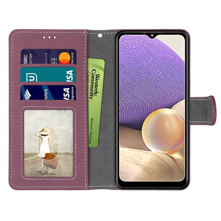For Samsung Galaxy A32 5G Retro Frosted Horizontal Flip PU Leather Case with Holder & Card Slots & Wallet & Photo Frame