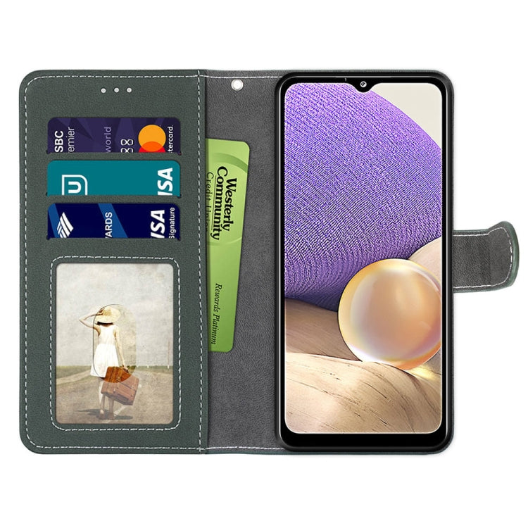 For Samsung Galaxy A32 5G Retro Frosted Horizontal Flip PU Leather Case with Holder & Card Slots & Wallet & Photo Frame