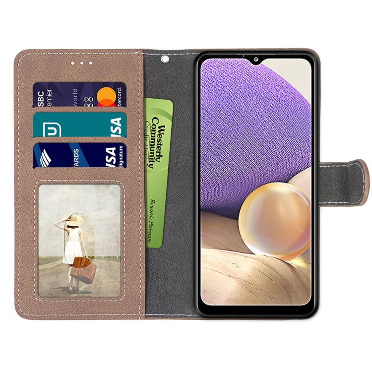 For Samsung Galaxy A32 5G Retro Frosted Horizontal Flip PU Leather Case with Holder & Card Slots & Wallet & Photo Frame