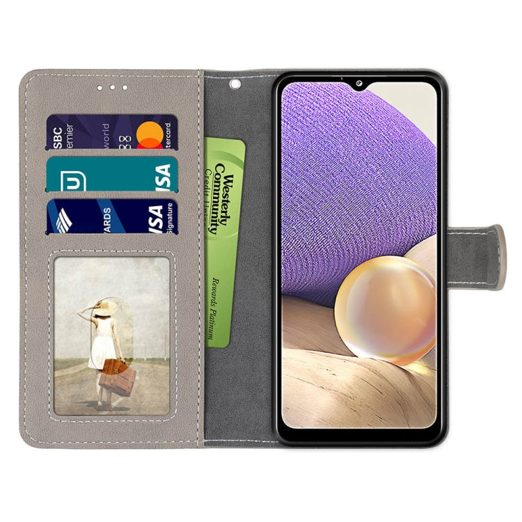 For Samsung Galaxy A32 5G Retro Frosted Horizontal Flip PU Leather Case with Holder & Card Slots & Wallet & Photo Frame