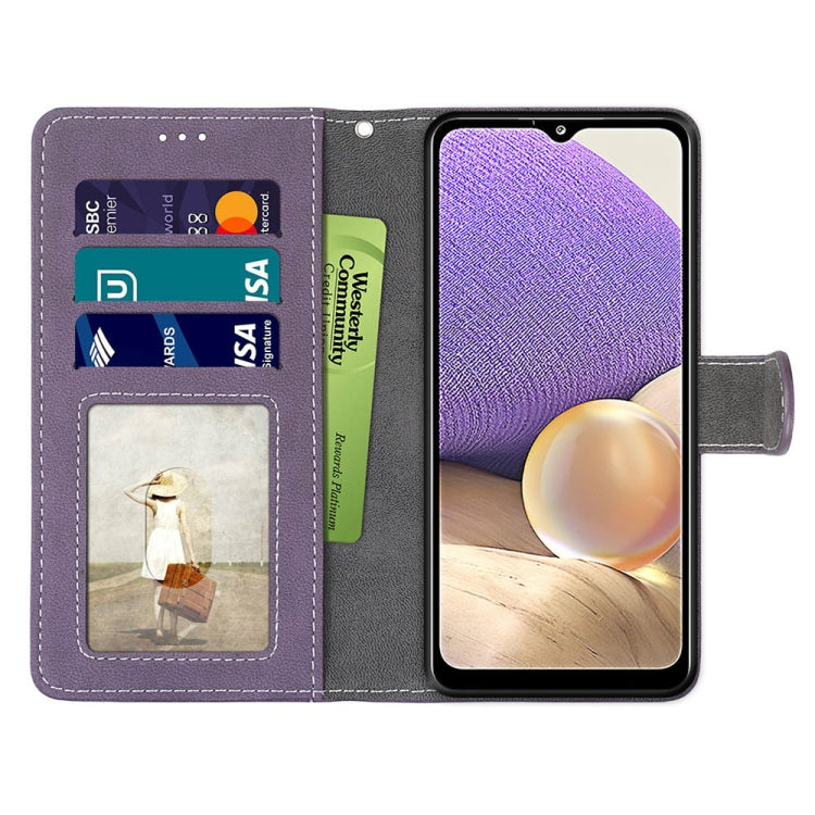 For Samsung Galaxy A32 5G Retro Frosted Horizontal Flip PU Leather Case with Holder & Card Slots & Wallet & Photo Frame