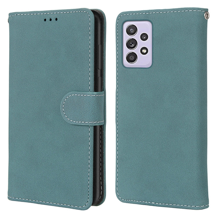 For Samsung Galaxy A52 5G / 4G Retro Frosted Horizontal Flip PU Leather Case with Holder & Card Slots & Wallet & Photo Frame