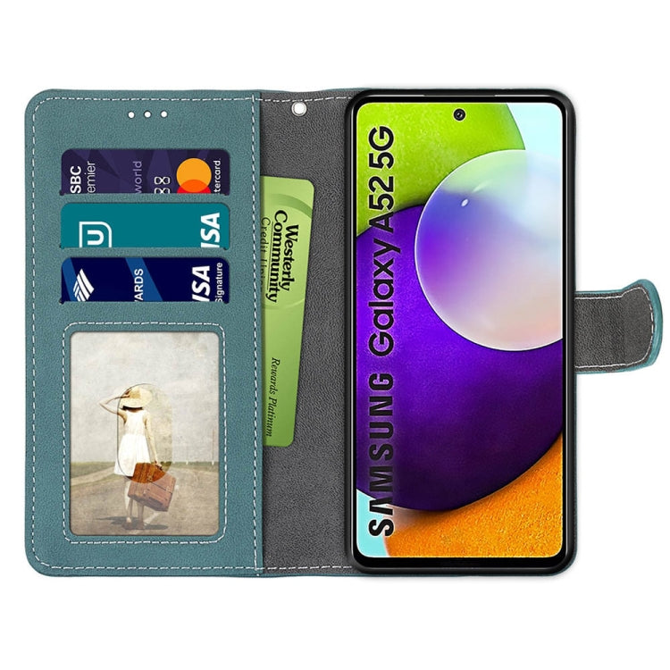 For Samsung Galaxy A52 5G / 4G Retro Frosted Horizontal Flip PU Leather Case with Holder & Card Slots & Wallet & Photo Frame