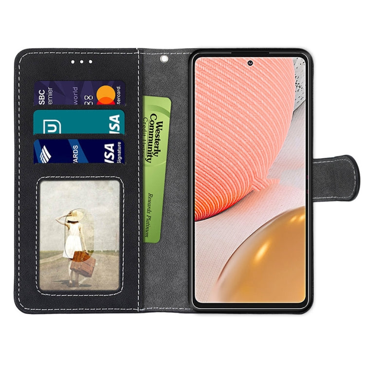 For Samsung Galaxy A72 5G / 4G Retro Frosted Horizontal Flip PU Leather Case with Holder & Card Slots & Wallet & Photo Frame