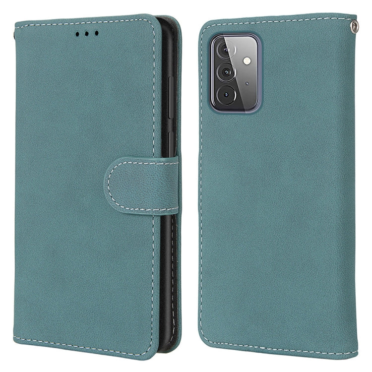 For Samsung Galaxy A72 5G / 4G Retro Frosted Horizontal Flip PU Leather Case with Holder & Card Slots & Wallet & Photo Frame