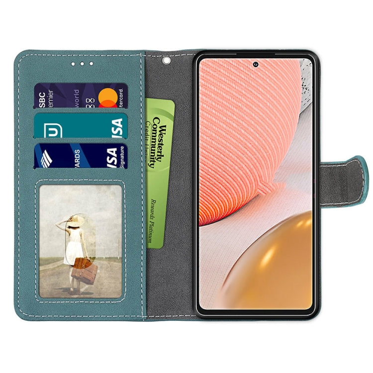 For Samsung Galaxy A72 5G / 4G Retro Frosted Horizontal Flip PU Leather Case with Holder & Card Slots & Wallet & Photo Frame