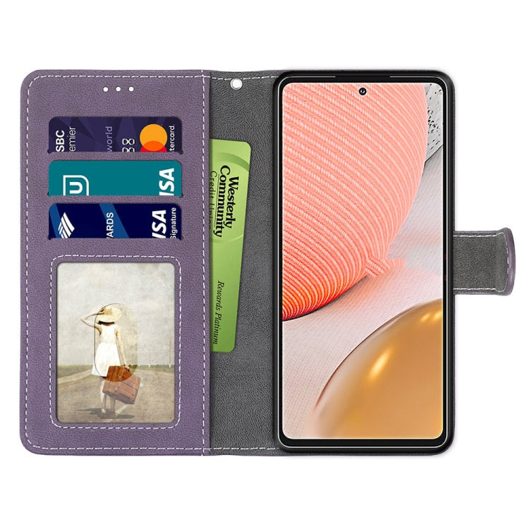 For Samsung Galaxy A72 5G / 4G Retro Frosted Horizontal Flip PU Leather Case with Holder & Card Slots & Wallet & Photo Frame