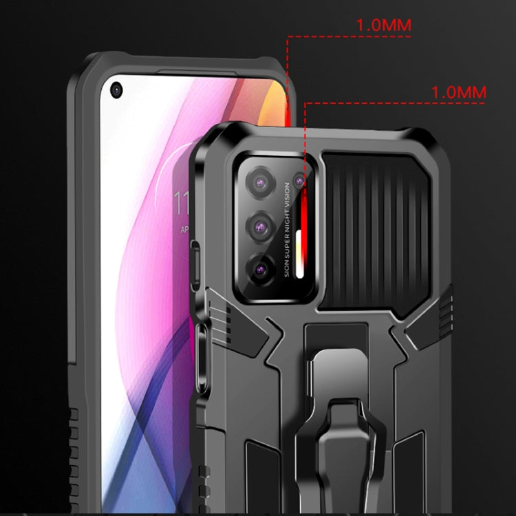 For Motorola Moto G Play (2021) Machine Armor Warrior Shockproof PC + TPU Protective Case