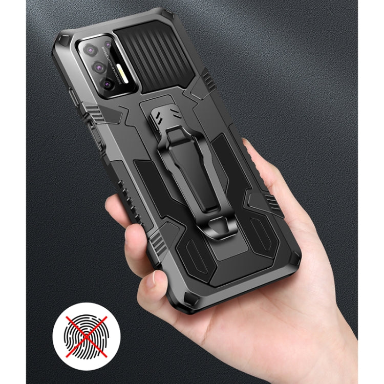 For Motorola Moto G Play (2021) Machine Armor Warrior Shockproof PC + TPU Protective Case
