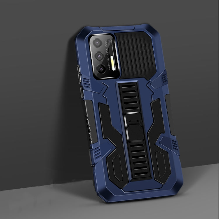 For Motorola Moto G Stylus (2021) Vanguard Warrior All Inclusive Double-color Shockproof TPU + PC Protective Case with Holder
