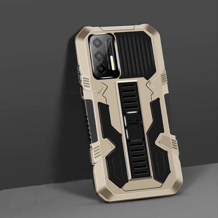 For Motorola Moto G Stylus (2021) Vanguard Warrior All Inclusive Double-color Shockproof TPU + PC Protective Case with Holder