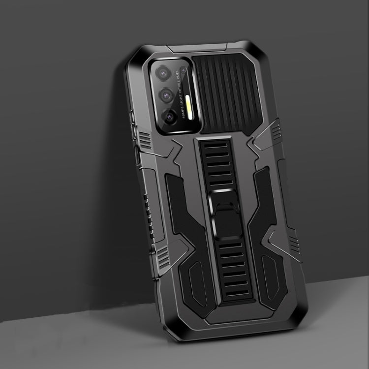 For Motorola Moto G Stylus (2021) Vanguard Warrior All Inclusive Double-color Shockproof TPU + PC Protective Case with Holder