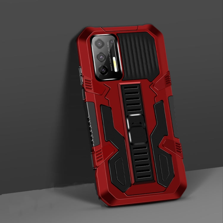 For Motorola Moto G Stylus (2021) Vanguard Warrior All Inclusive Double-color Shockproof TPU + PC Protective Case with Holder