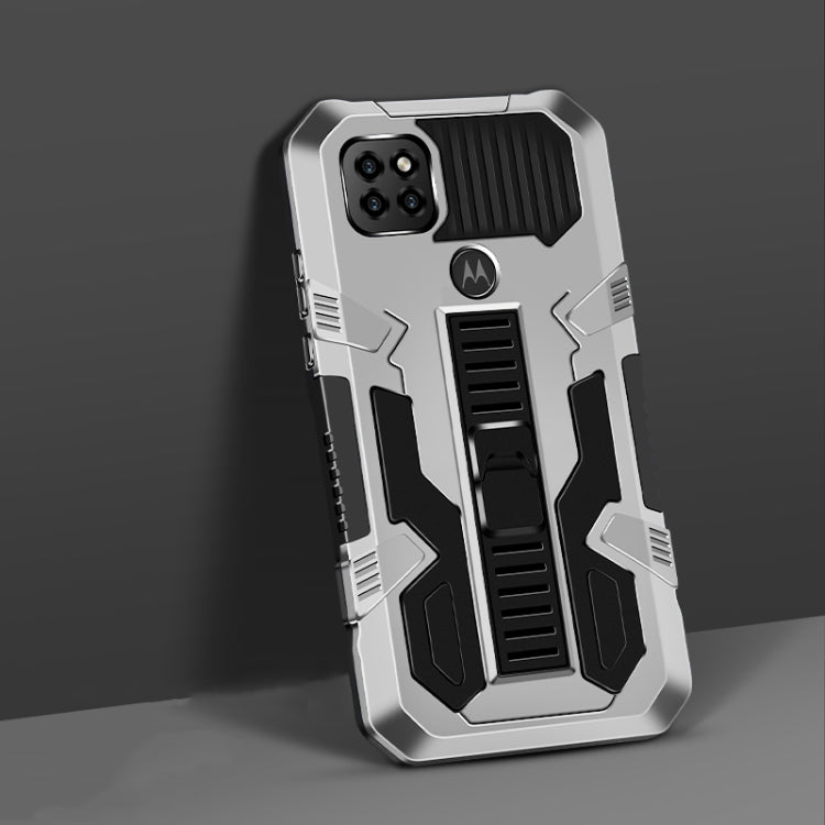 For Motorola Moto One 5G Ace Vanguard Warrior All Inclusive Double-color Shockproof TPU + PC Protective Case with Holder