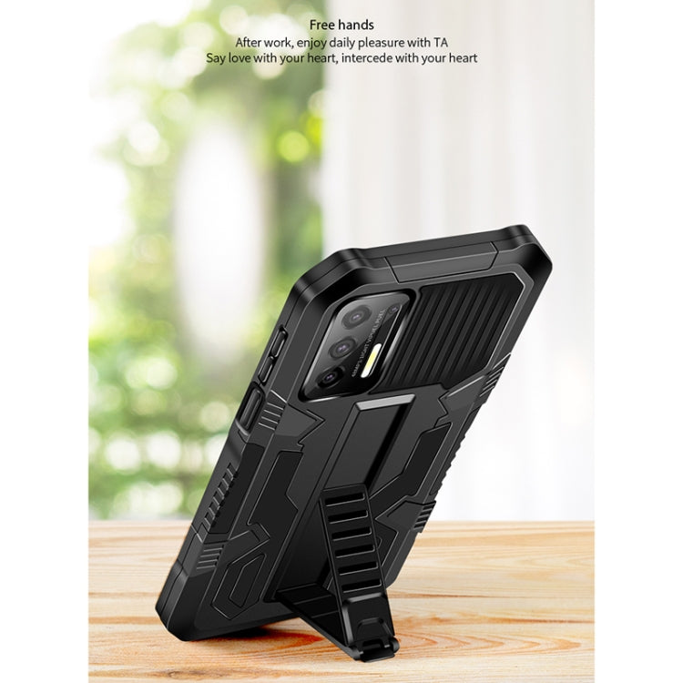 For Motorola Moto One 5G Ace Vanguard Warrior All Inclusive Double-color Shockproof TPU + PC Protective Case with Holder