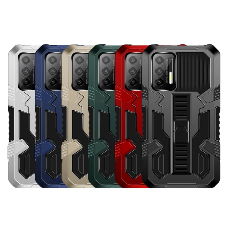 For Motorola Moto One 5G Ace Vanguard Warrior All Inclusive Double-color Shockproof TPU + PC Protective Case with Holder