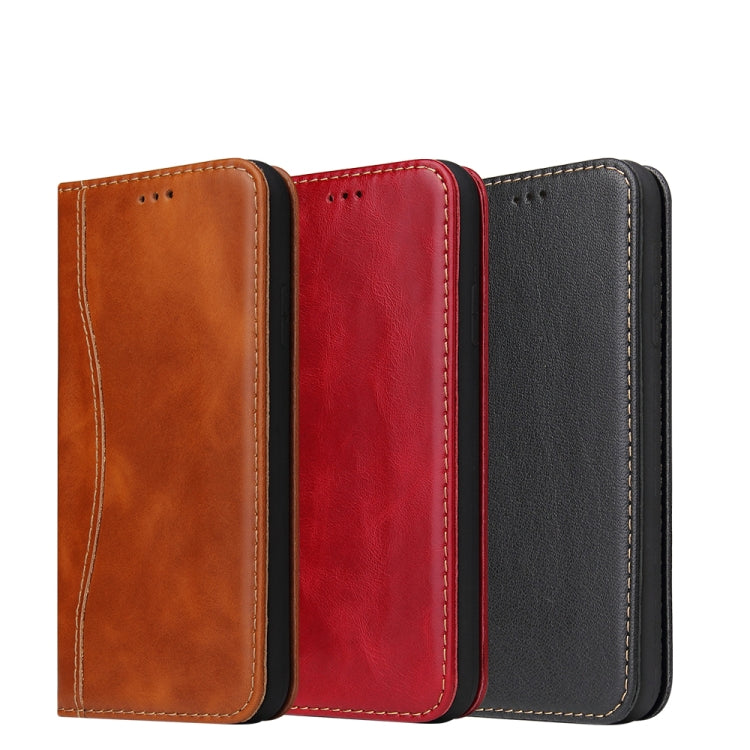 For iPhone 11 Fierre Shann Cowhide Texture Horizontal Flip Leather Case with Holder & Card Slots & Wallet