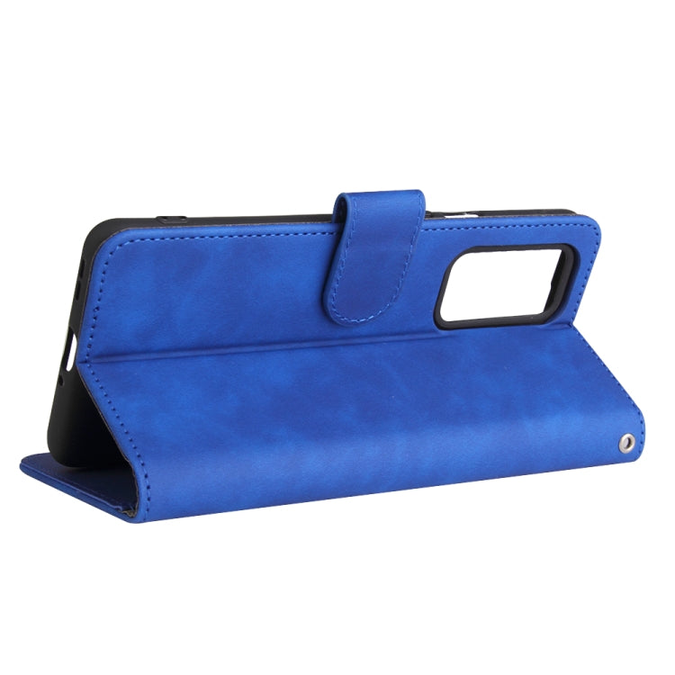 For OnePlus 9 Pro Solid Color Skin Feel Magnetic Buckle Horizontal Flip Calf Texture PU Leather Case with Holder & Card Slots & Wallet