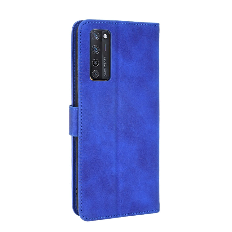 For ZTE Axon 20 5G / A20 5G Solid Color Skin Feel Magnetic Buckle Horizontal Flip Calf Texture PU Leather Case with Holder & Card Slots & Wallet