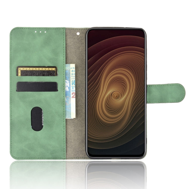 For ZTE Axon 20 5G / A20 5G Solid Color Skin Feel Magnetic Buckle Horizontal Flip Calf Texture PU Leather Case with Holder & Card Slots & Wallet