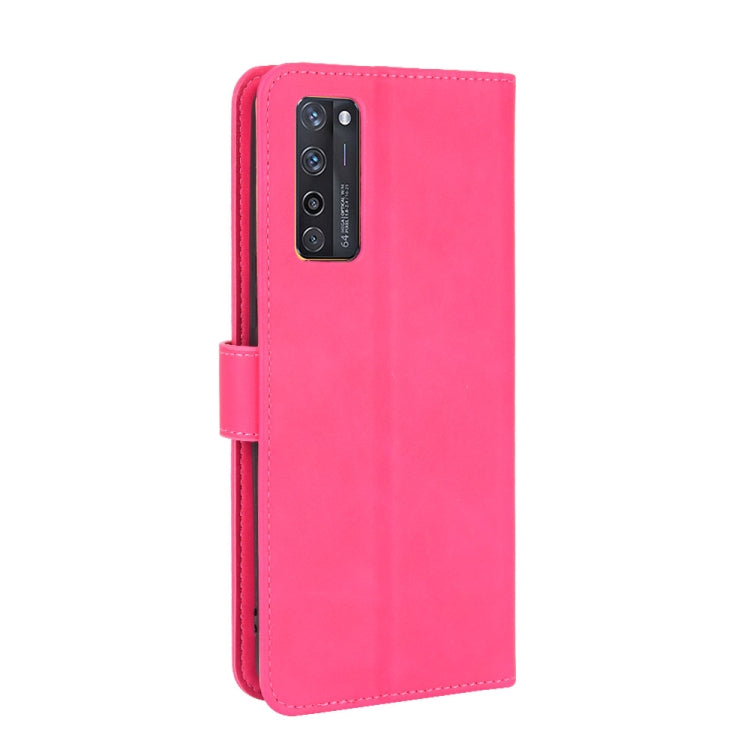 For ZTE Axon 20 5G / A20 5G Solid Color Skin Feel Magnetic Buckle Horizontal Flip Calf Texture PU Leather Case with Holder & Card Slots & Wallet