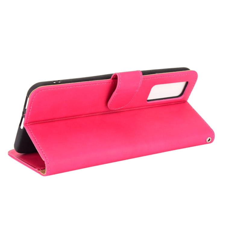 For ZTE Axon 20 5G / A20 5G Solid Color Skin Feel Magnetic Buckle Horizontal Flip Calf Texture PU Leather Case with Holder & Card Slots & Wallet