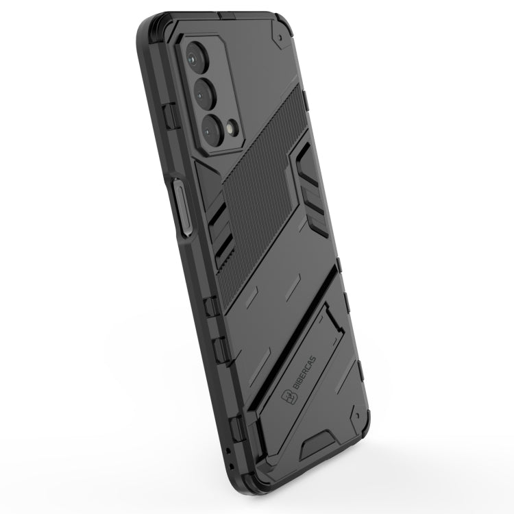 For OPPO A93 5G Punk Armor 2 in 1 PC + TPU Shockproof Case with Invisible Holder