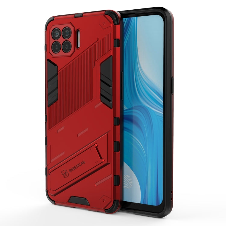 For OPPO F17 Pro Punk Armor 2 in 1 PC + TPU Shockproof Case with Invisible Holder
