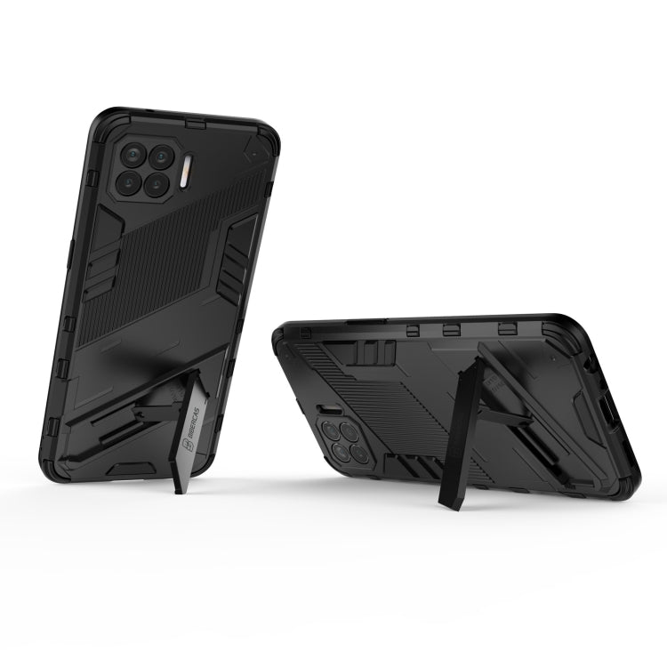 For OPPO F17 Pro Punk Armor 2 in 1 PC + TPU Shockproof Case with Invisible Holder