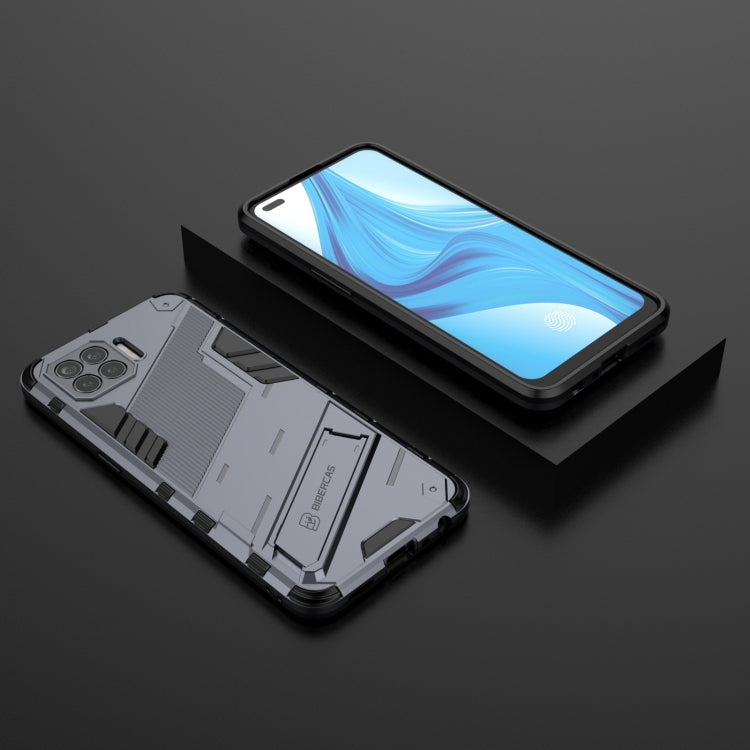 For OPPO F17 Pro Punk Armor 2 in 1 PC + TPU Shockproof Case with Invisible Holder