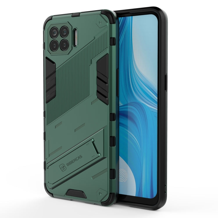 For OPPO F17 Pro Punk Armor 2 in 1 PC + TPU Shockproof Case with Invisible Holder