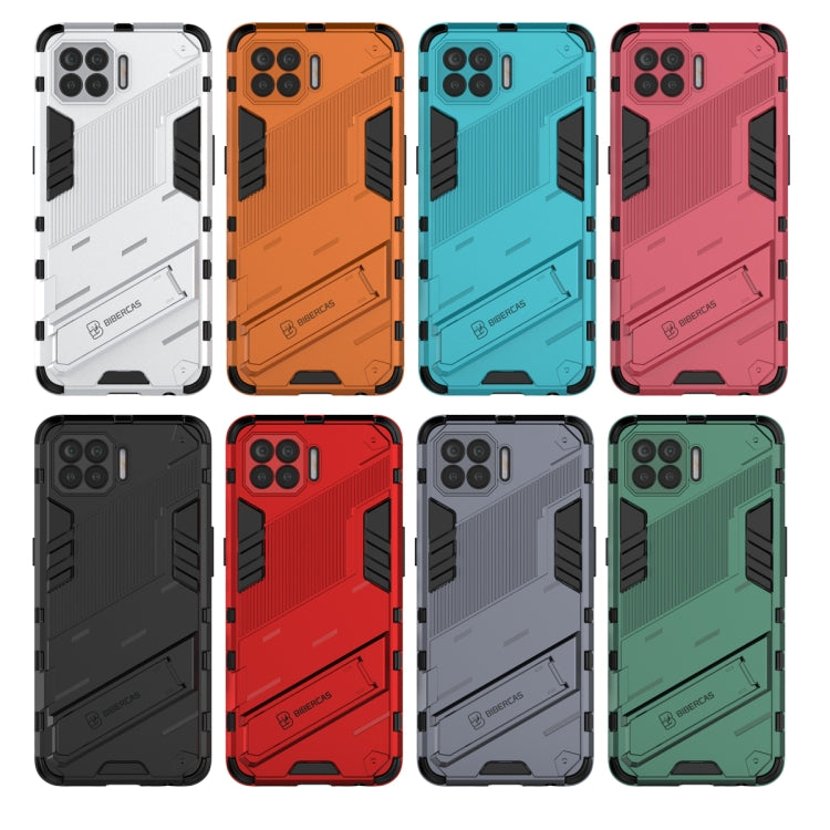 For OPPO F17 Pro Punk Armor 2 in 1 PC + TPU Shockproof Case with Invisible Holder