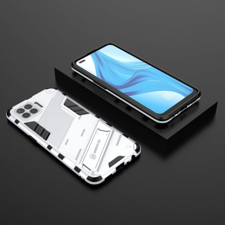 For OPPO F17 Pro Punk Armor 2 in 1 PC + TPU Shockproof Case with Invisible Holder