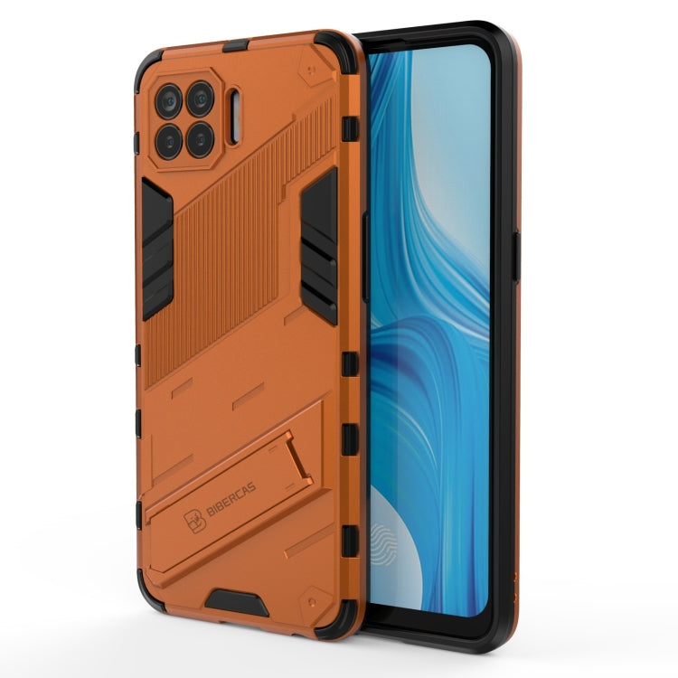 For OPPO F17 Pro Punk Armor 2 in 1 PC + TPU Shockproof Case with Invisible Holder