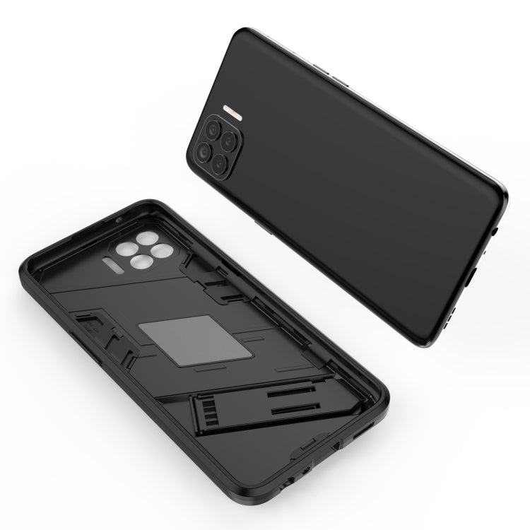 For OPPO F17 Pro Punk Armor 2 in 1 PC + TPU Shockproof Case with Invisible Holder
