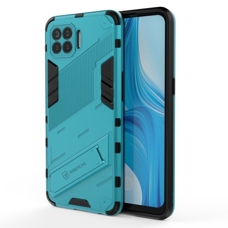 For OPPO F17 Pro Punk Armor 2 in 1 PC + TPU Shockproof Case with Invisible Holder