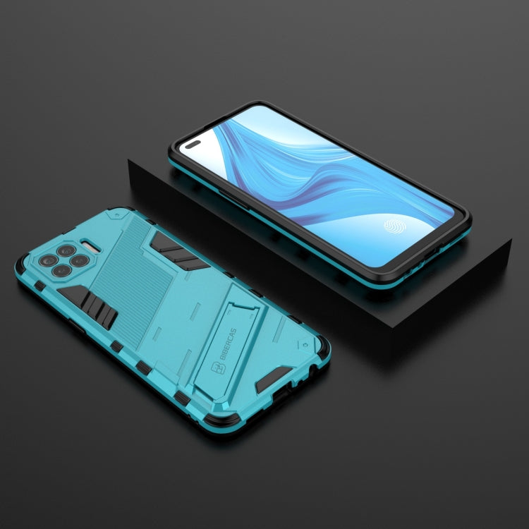 For OPPO F17 Pro Punk Armor 2 in 1 PC + TPU Shockproof Case with Invisible Holder
