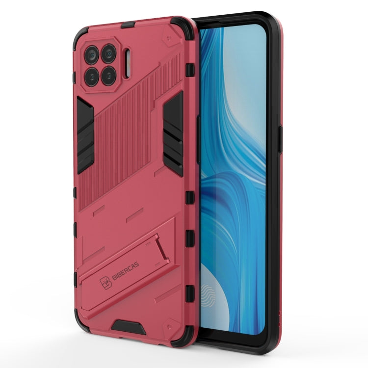For OPPO F17 Pro Punk Armor 2 in 1 PC + TPU Shockproof Case with Invisible Holder