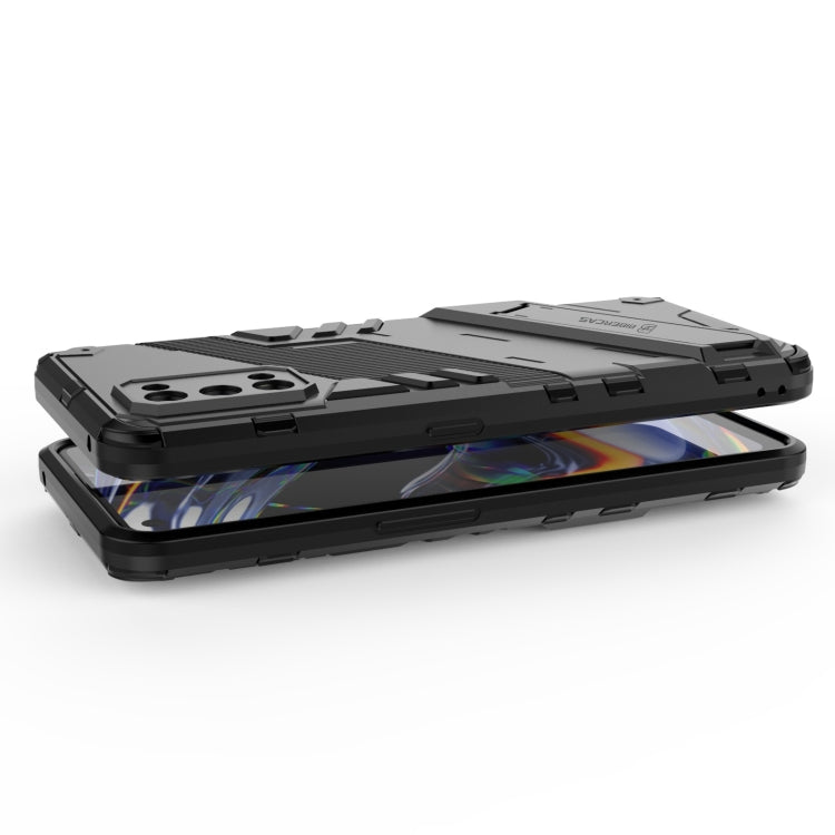 For OPPO Realme 7 Pro Punk Armor 2 in 1 PC + TPU Shockproof Case with Invisible Holder