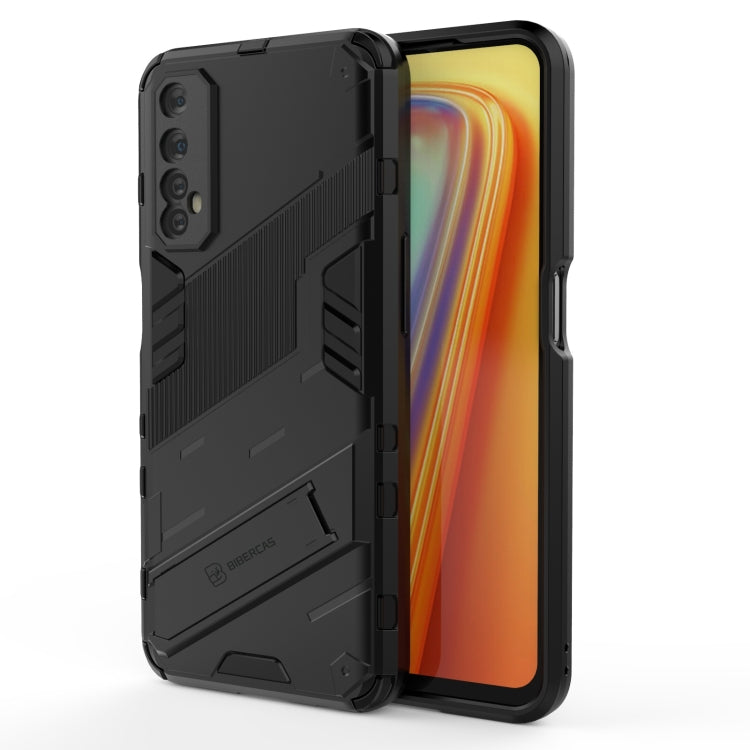 For OPPO Realme 7 Punk Armor 2 in 1 PC + TPU Shockproof Case with Invisible Holder
