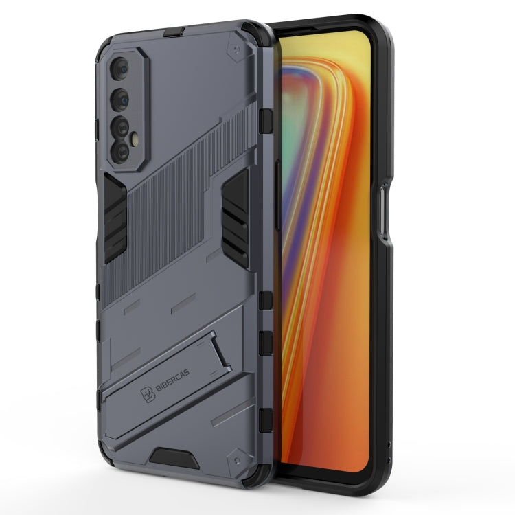 For OPPO Realme 7 Punk Armor 2 in 1 PC + TPU Shockproof Case with Invisible Holder
