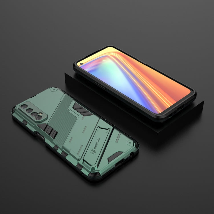 For OPPO Realme 7 Punk Armor 2 in 1 PC + TPU Shockproof Case with Invisible Holder