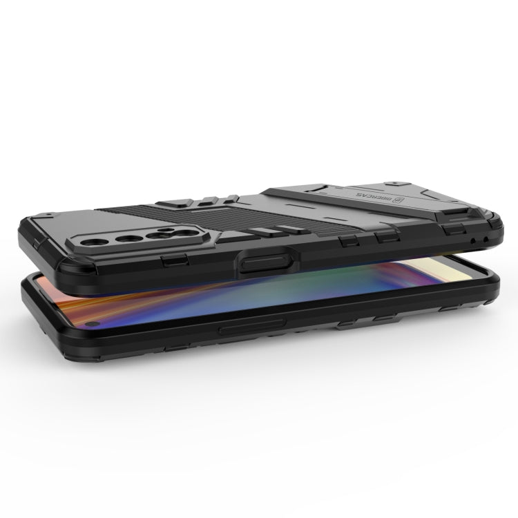 For OPPO Realme 7 Punk Armor 2 in 1 PC + TPU Shockproof Case with Invisible Holder